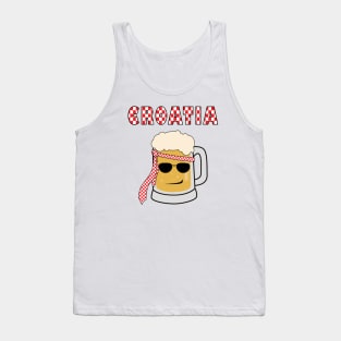 Croatia beer Tank Top